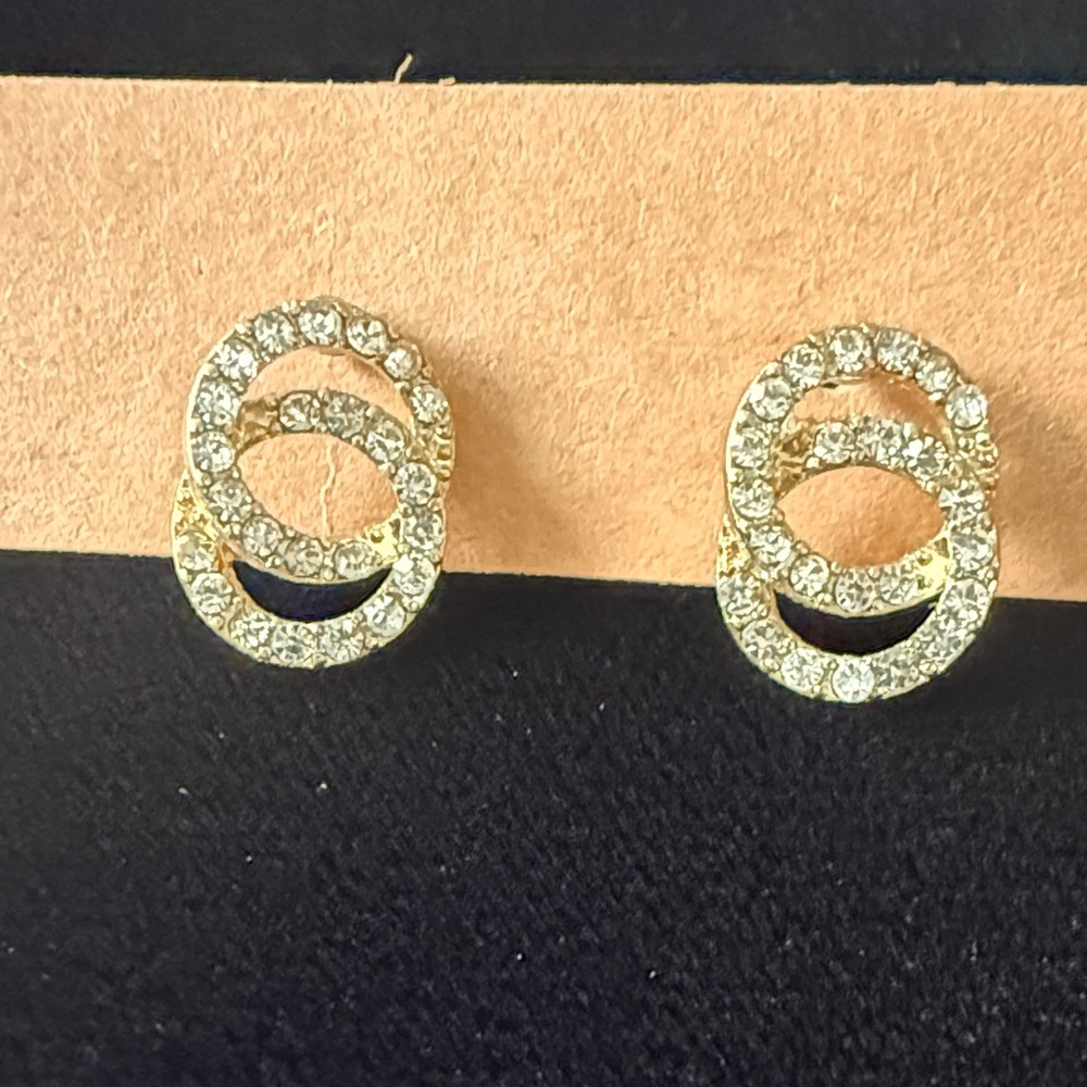 Elegant Gold and Silver Double Hoop Earrings